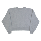 NIKE Cropped Oversized Womens Sweatshirt Grey XS