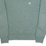 CHAMPION Womens Sweatshirt Green S