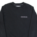 CALVIN KLEIN JEANS Mens Sweatshirt Black S