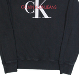 CALVIN KLEIN JEANS Mens Sweatshirt Black S