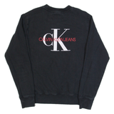 CALVIN KLEIN JEANS Mens Sweatshirt Black S
