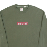 LEVI'S Relaxed Mens Sweatshirt Green S