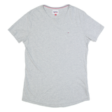 TOMMY HILFIGER Womens T-Shirt Grey S
