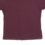LEVI'S Womens T-Shirt Maroon S