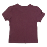 LEVI'S Womens T-Shirt Maroon S