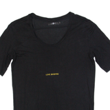 7 FOR ALL MANKIND Womens T-Shirt Black S