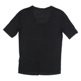 7 FOR ALL MANKIND Womens T-Shirt Black S