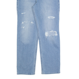 HOLLISTER Ultra High Rise Distressed Womens Jeans Blue Straight W26 L27