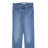 LEVI'S 312 Shaping Womens Jeans Blue Slim Skinny Stone Wash W25 L30