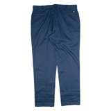 DICKIES Workwear Mens Trousers Blue Regular Straight W44 L36