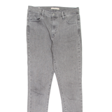 LEVI'S 720 High Rise Premium Womens Jeans Grey Slim Skinny W29 L30