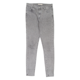 LEVI'S 720 High Rise Premium Womens Jeans Grey Slim Skinny W29 L30