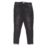 HAILY'S Womens Jeans Black Slim Skinny Stone Wash W29 L27