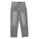 SUPERCREW Mens Jeans Grey Relaxed Tapered Stone Wash W32 L29