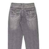SUPERCREW Mens Jeans Grey Relaxed Tapered Stone Wash W32 L29