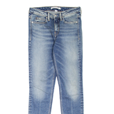CALVIN KLEIN JEANS Womens Jeans Blue Slim Skinny Stone Wash W28 L29