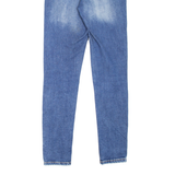 GUESS High Rise Womens Jeans Blue Slim Skinny Stone Wash W26 L29