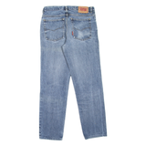 WALLEES Mens Jeans Blue Slim Straight 90s Stone Wash W30 L28