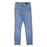 LEVI'S Altered Distressed Womens Jeans Blue Slim Skinny Stone Wash W26 L30
