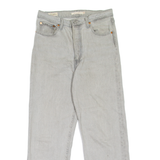 LEVI'S Ribcage BIG E Womens Jeans Grey Relaxed Straight W29 L24