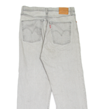 LEVI'S Ribcage BIG E Womens Jeans Grey Relaxed Straight W29 L24