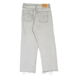 LEVI'S Ribcage BIG E Womens Jeans Grey Relaxed Straight W29 L24