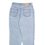TEDDY'S Womens Jeans Blue Relaxed Tapered Stone Wash W28 L29