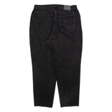 LEE Womens Jeans Black Regular Tapered W32 L28