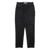 CALVIN KLEIN JEANS Womens Jeans Black Slim Straight W30 L31