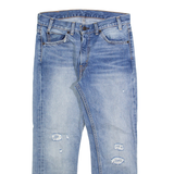 LEVI'S 505 C Orange Tab Mens Jeans Blue Slim Straight Stone Wash W27 L25