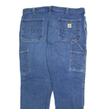CARHARTT Mens Jeans Blue Relaxed Straight W40 L32