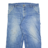CARHARTT Carpenter Mens Jeans Blue Relaxed Straight Stone Wash W36 L26