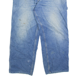 CARHARTT Carpenter Mens Jeans Blue Relaxed Straight Stone Wash W36 L26