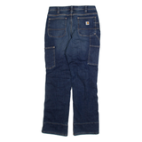 CARHARTT Lined Carpenter Womens Jeans Blue Regular Bootcut W28 L31
