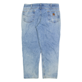 CARHARTT Mens Jeans Blue Relaxed Straight W40 L30
