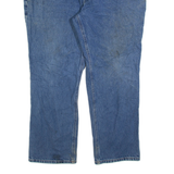 CARHARTT Mens Jeans Blue Relaxed Straight W40 L30