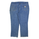 CARHARTT Mens Jeans Blue Relaxed Straight W40 L30