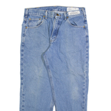 CARHARTT Mens Jeans Blue Relaxed Straight W34 L28