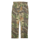 DUXBAK Realtree Mens Jeans Green Regular Straight W34 L34