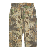 DUXBAK Realtree Mens Jeans Green Regular Straight W34 L34