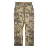 DUXBAK Realtree Mens Jeans Green Regular Straight W34 L34