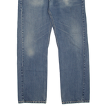 LEVI'S 505 Jeans Mens Blue Regular Straight Stone Wash W34 L30