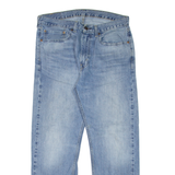 LEVI'S 505 Jeans Mens Blue Regular Straight Stone Wash W34 L30