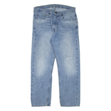 LEVI'S 505 Jeans Mens Blue Regular Straight Stone Wash W34 L30