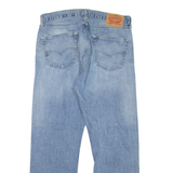 LEVI'S 505 Jeans Mens Blue Regular Straight Stone Wash W34 L30