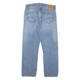 LEVI'S 505 Jeans Mens Blue Regular Straight Stone Wash W34 L30