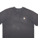 CARHARTT Mens T-Shirt Brown 2XL