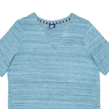 NIKE Womens T-Shirt Blue Viscose M