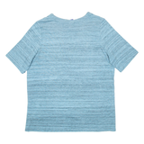 NIKE Womens T-Shirt Blue Viscose M