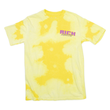 PULL & BEAR Mens T-Shirt Yellow XS